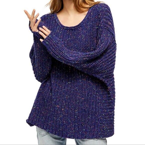 Free People Neon Lights Chunky Sweater - Picture 2 of 8